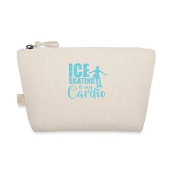 Ice Skating is my Cardio Schlittschuhlaufen - Organic Pouch - nature - Front