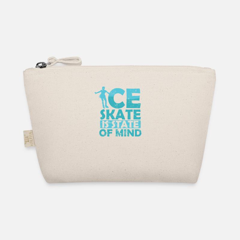 Ice Skate is State of Mind Skating Organic Pouch
