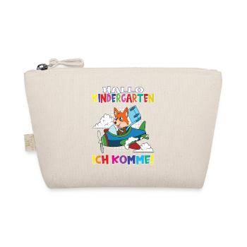 Kindergartenkind Hallo Kindergarten Ich Komme - Bio-Täschchen - Natur - Vorne