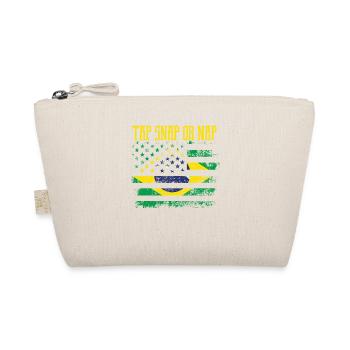 Tap Snap or Nap Jiu Jitsu Patriotic BJJ Brasil - Organic Pouch - nature - Front