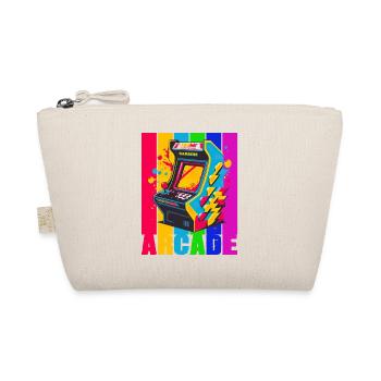 Retro Arcade Game Videospiel für Gamer - Bio-Täschchen - Natur - Vorne