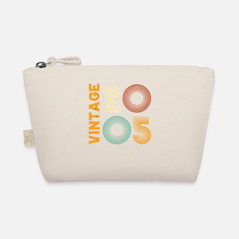 Vintage 2005 Retro Cool Anniversary Gift Organic Pouch