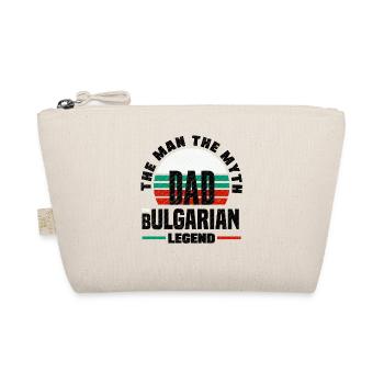 Bulgarian Bulgaria Bulgarian Flag Fathers Day - Organic Pouch - nature - Front