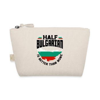 Bulgarian Bulgaria Half Bulgarian Flag - Organic Pouch - nature - Front