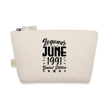 1991 births Birthday gift 1991. - Organic Pouch - nature - Front