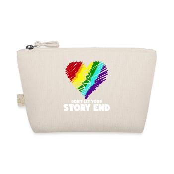 Life Matters Don't Let Your Story End Stress - Organic Pouch - nature - Front
