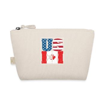 USA Proud US Flag Day USEH Canadian Canada Ahor - Organic Pouch - nature - Front