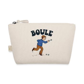 Boules player Boules ball for Bouler Petanque Boule - Organic Pouch - nature - Front
