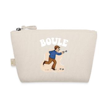 Boules player Boules ball for Bouler Petanque Boule - Organic Pouch - nature - Front