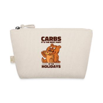 Christmas Bear Carbs Holiday Pizza Fast Food - Organic Pouch - nature - Front