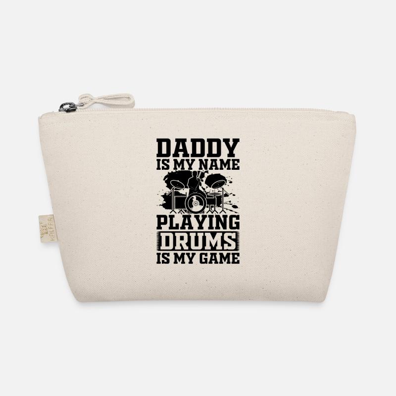 Daddy Is My Name Playing Drums Is My Game Drum Pla Bio-Täschchen