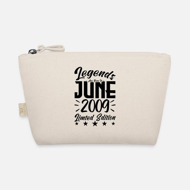 Born June 2009 Birthday gift 2009. Organic Pouch