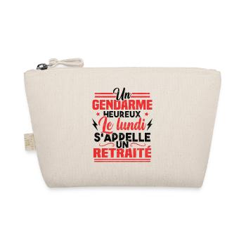 Un gendarme heureux le lundi s appelle un retraité - Trousse biologique - nature - Devant