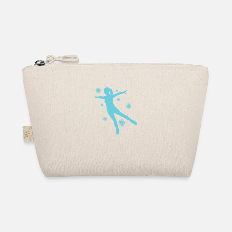 Eiskunstlauf Schlittschuhlaufen Eisbahn Bio-Täschchen