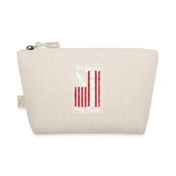 In Guns We Trust We the People of American US - Organic Pouch - nature - Front