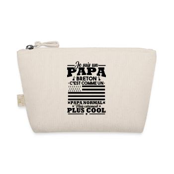 Un papa breton c est comme un papa normal - Trousse biologique - nature - Devant