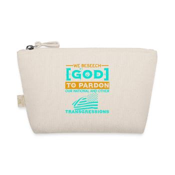 WE BEESEECH GOD THO PARDON - Organic Pouch - nature - Front