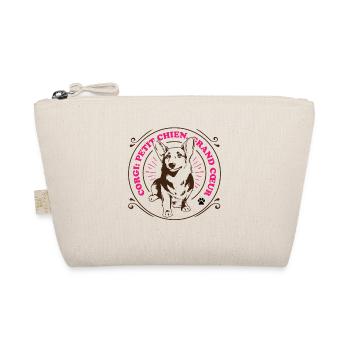 Corgi Petit chien grand cœur - Trousse biologique - nature - Devant