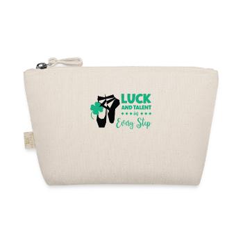 St. Patrick's Day Ballett Tänzer Shamrock Clover - Bio-Täschchen - Natur - Vorne