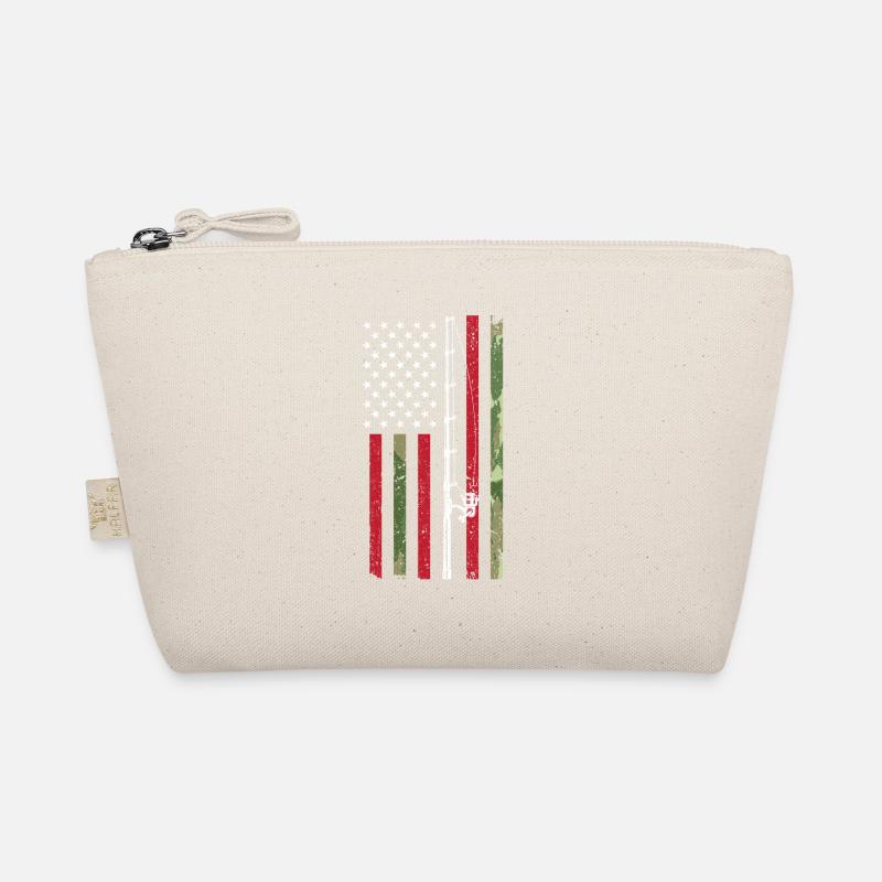 Drapeau américain Camouflage de pêche Drôle États-Unis Trousse biologique