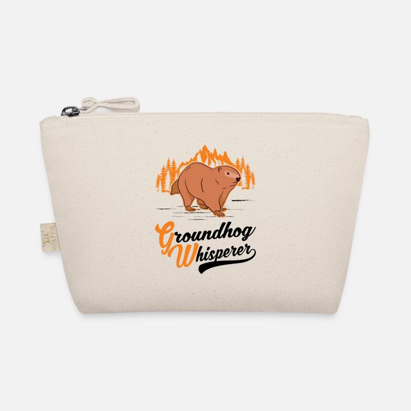 Murmeltier Flüsterer Groundhog Waldmurmeltier Bio-Täschchen