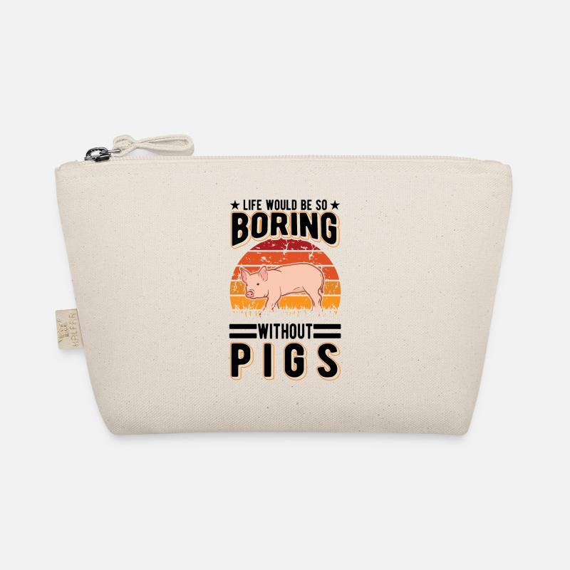 Pig Gift Farmer Pig Organic Pouch