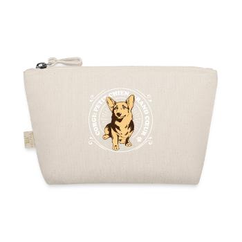 Corgi Petit chien grand cœur - Trousse biologique - nature - Devant