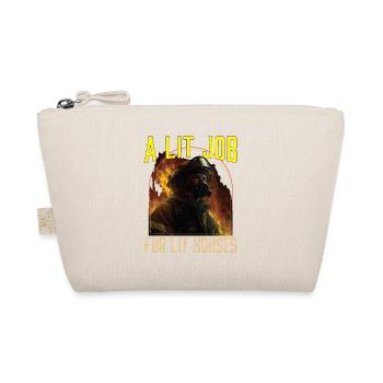 A Lit Job For Lit Houses Firefighter Firefighting - Organic Pouch - nature - Front