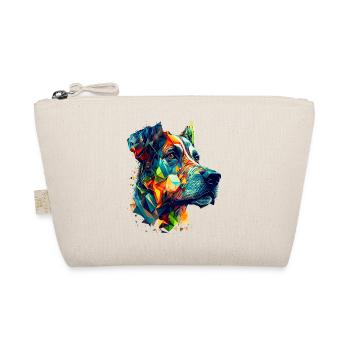 The Great Dane as colorful vector artwork - Organic Pouch - nature - Front