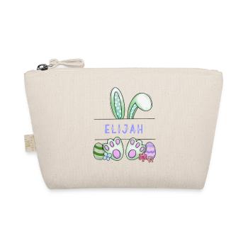 Easter Bunny, rabbit, cute - Elijah - Organic Pouch - nature - Front