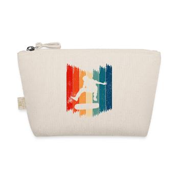 Retro Skateboard Skateboarding - Trousse biologique - nature - Devant