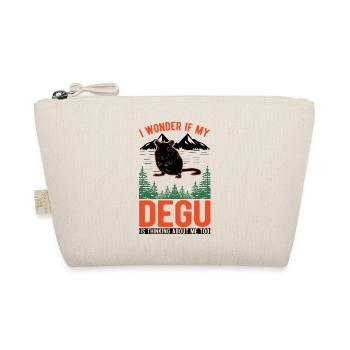 Degu owner shrub rat forest degu - Organic Pouch - nature - Front