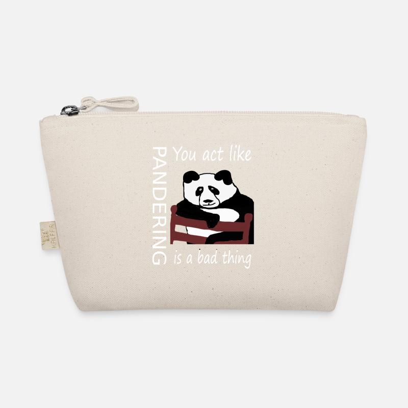 Anbiedern ist keine schlechte Sache, wenn Sie ein Panda sind Bio-Täschchen