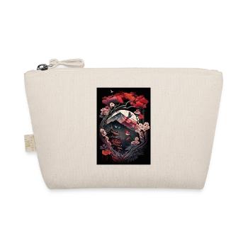 Japanese Temple in the Mountains - Organic Pouch - nature - Front
