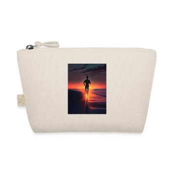 Coureur au coucher du soleil - Trousse biologique - nature - Devant
