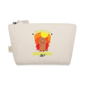 J’aime beaucoup les marmottes Marmotte Murmeltier - Trousse biologique - nature - Devant