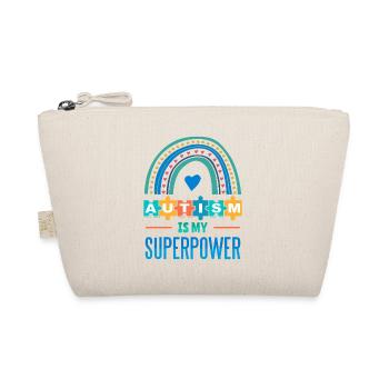 Autism is My Superpower - Organic Pouch - nature - Front