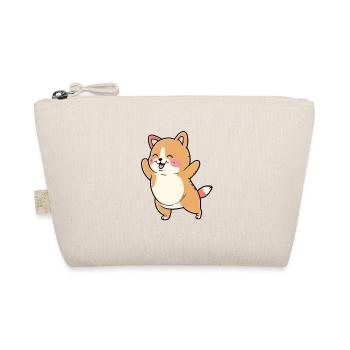 Kawaii Mignon Happy Colorful Dog Dancing - Trousse biologique - nature - Devant