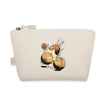 Boules player Boules ball for Bouler Petanque Boule - Organic Pouch - nature - Front