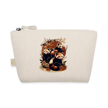 Roter Panda 1 - Bio-Täschchen - Natur - Vorne