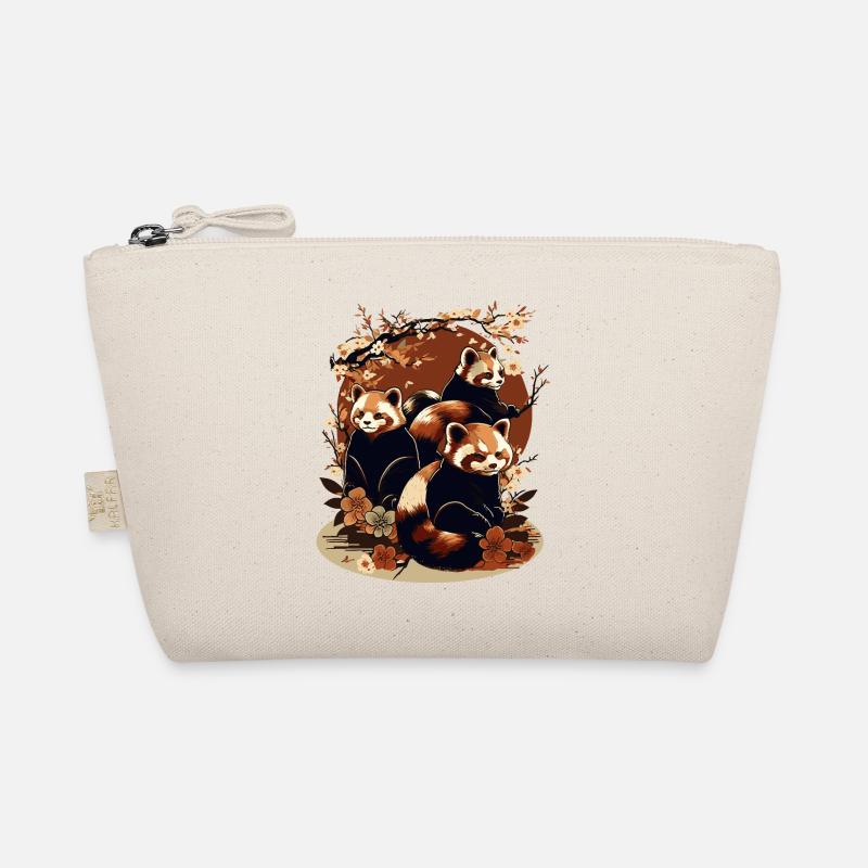 Roter Panda 1 - Bio-Täschchen - Natur