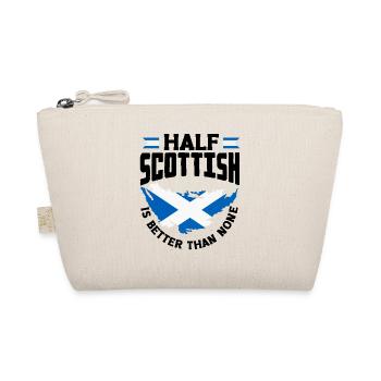 Scottish Scotland Scottish Flag Quote - Organic Pouch - nature - Front