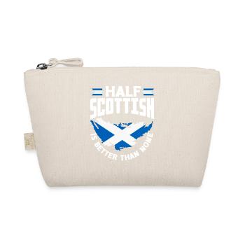 Scottish Scotland Scottish Flag Quote - Organic Pouch - nature - Front