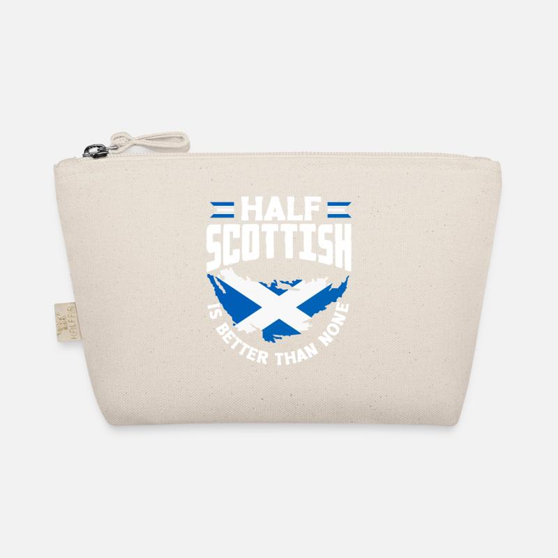 Schottisches Schottland Schottische Flagge Zitat - Bio-Täschchen - Natur