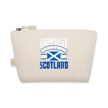 Scottish Scotland Scottish Flag Quote - Organic Pouch - nature - Front