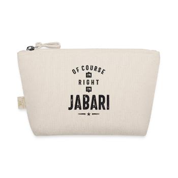 Of Course I'm Right I'm Jabari - Organic Pouch - nature - Front
