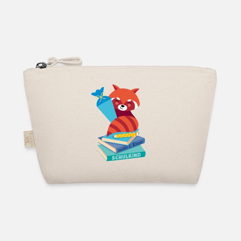 roter PandaSchulkind Bio-Täschchen