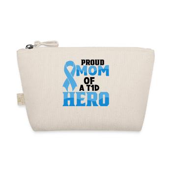 Diabetes Awareness Blue Diabetes Band Diabetes - Organic Pouch - nature - Front