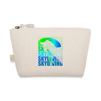 Skydive Freefly Skydiver Shirt Skydiving - Organic Pouch - nature - Front