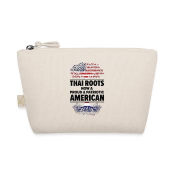 Geboren Thai Thailand Amerikanisch USA - Bio-Täschchen - Natur - Vorne